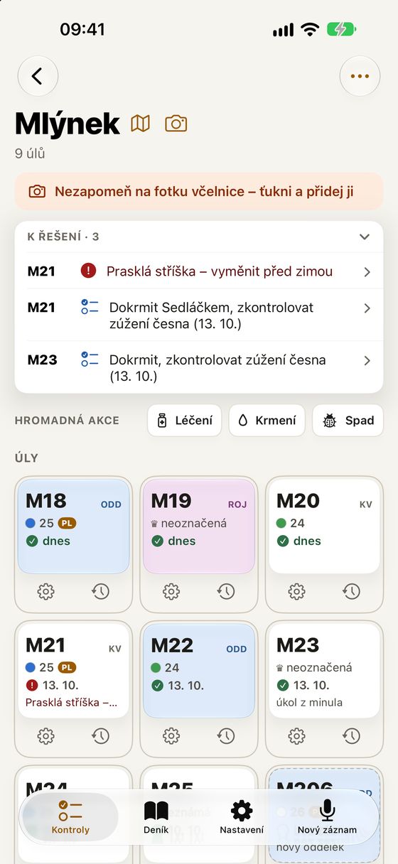 Co mám udělat z minula